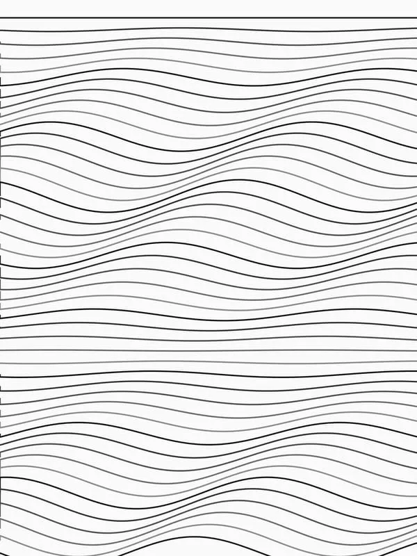 Wave Study, hình nền Nghệ thuật cho máy đọc sách e-ink