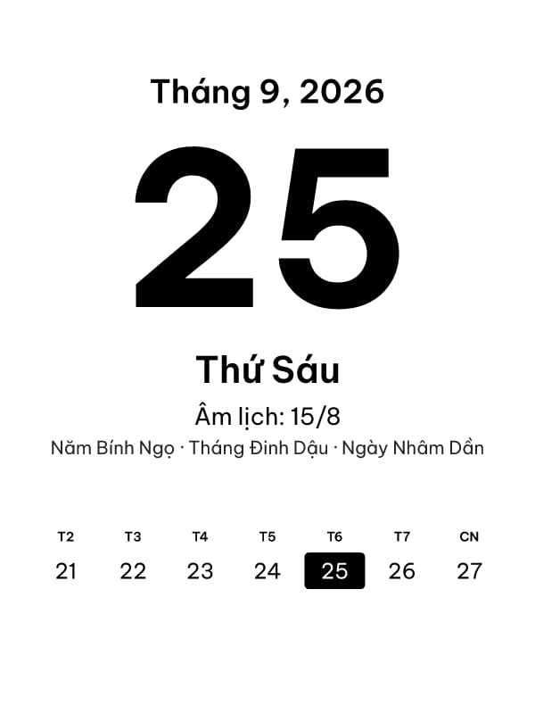 Lịch Bloc Hiện Đại