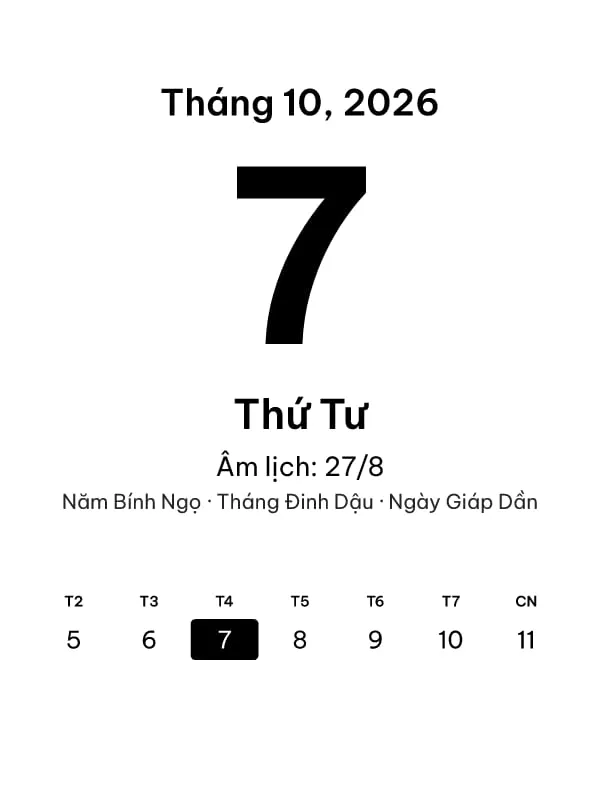 Lịch Bloc Hiện Đại