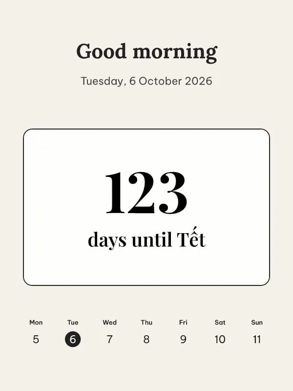 My Countdowns