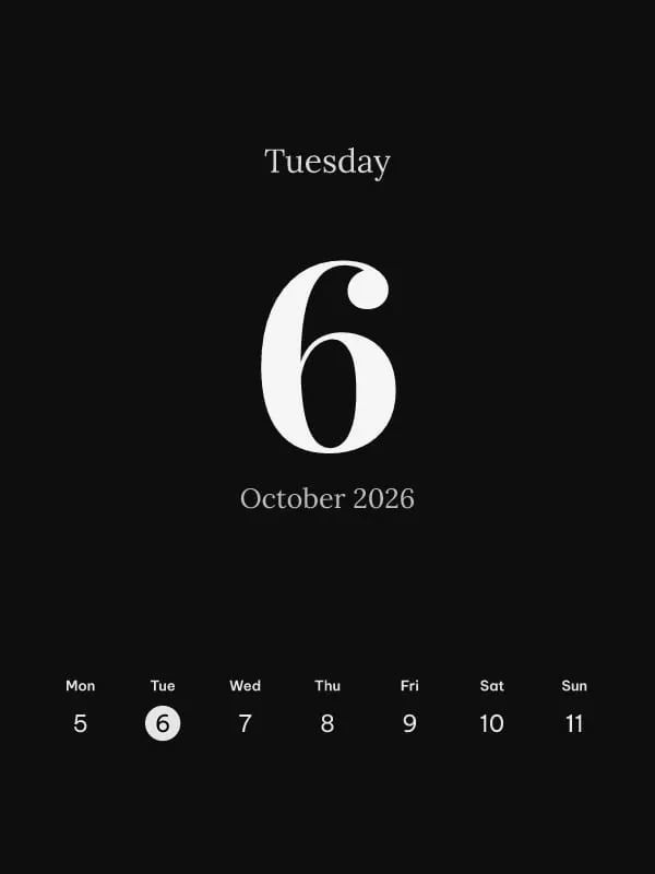 Minimal Dark, Dark wallpaper for e-ink readers