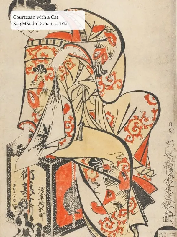 Courtesan with a Cat