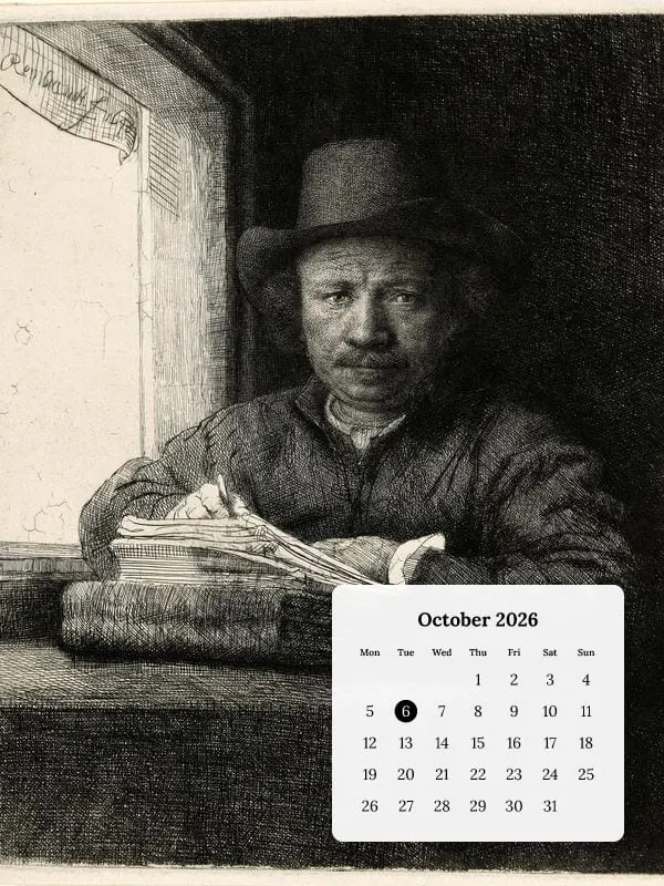 Rembrandt at the Window