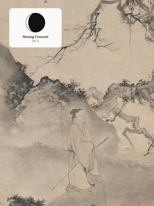 The Poet Lin Bu Wandering in the Moonlight