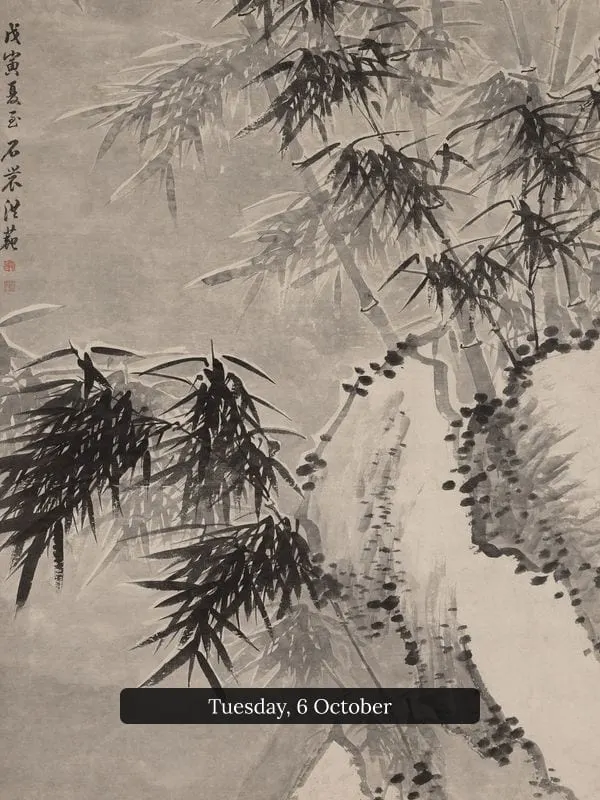 Bamboo in Snow