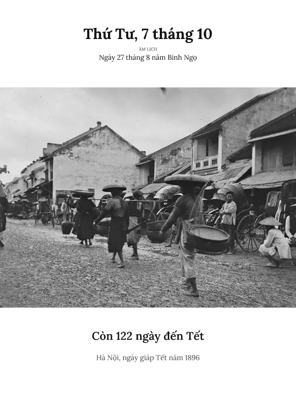 Chợ Tết Hà Nội 1896